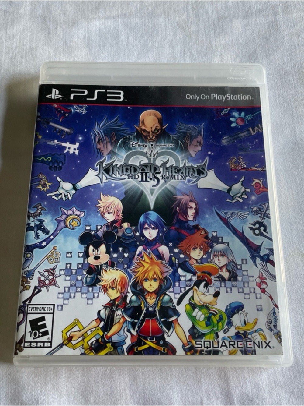 Sony PS3 Kingdom Hearts HD 1.5 Remix – Blue, White, Black Artwork